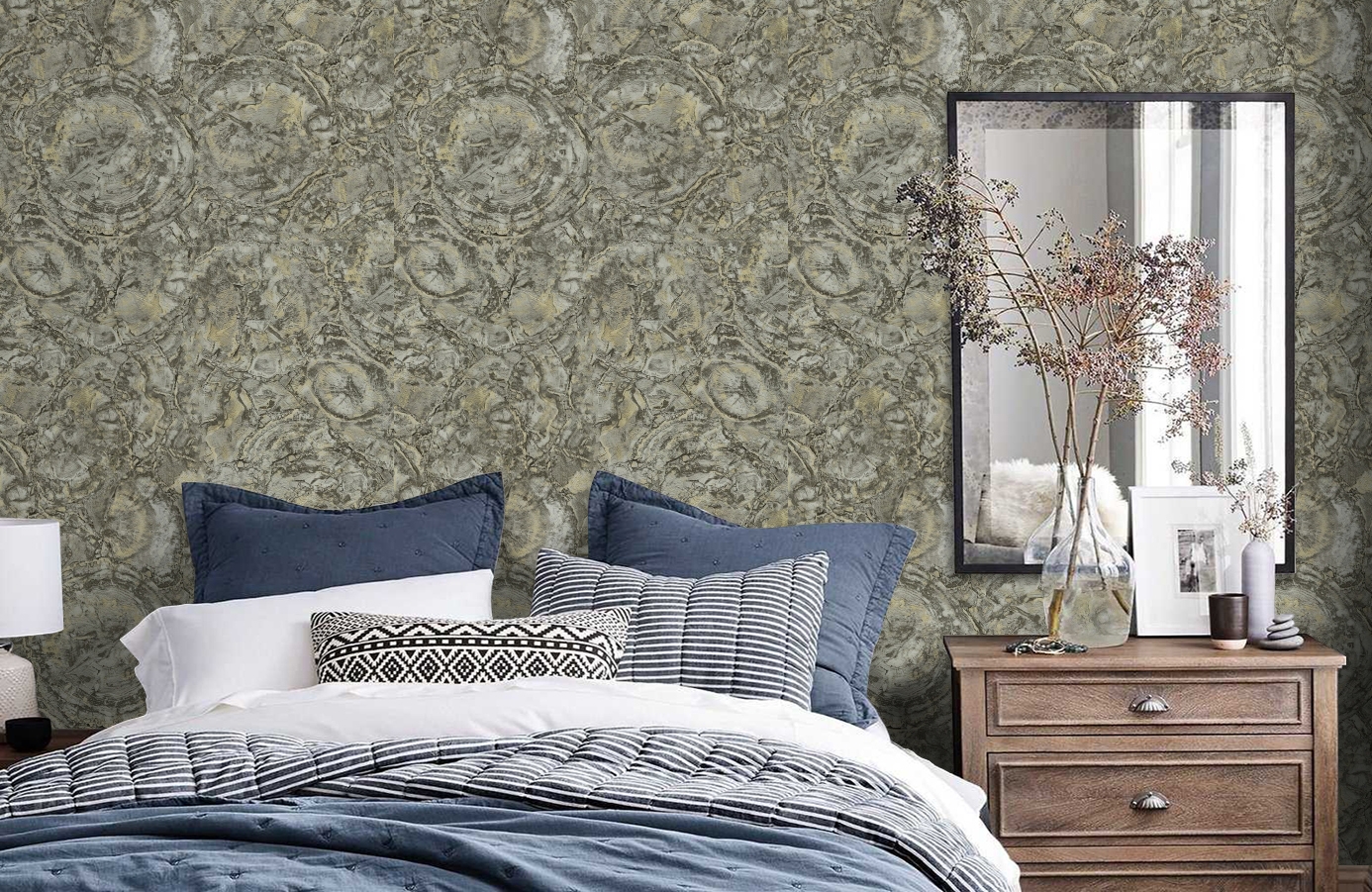 Обои 85617 фото в интерьере спальни