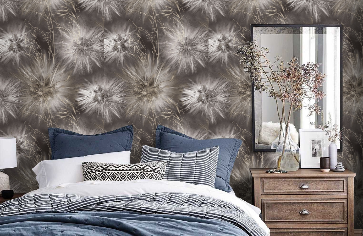 Обои 286819 фото в интерьере спальни