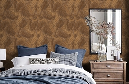 Обои Z34902 фото в интерьере спальни превью