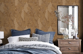 Обои Z34903 фото в интерьере спальни превью