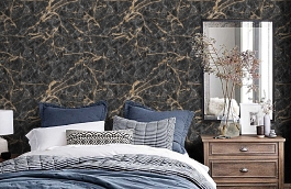 Обои Z34913 фото в интерьере спальни превью