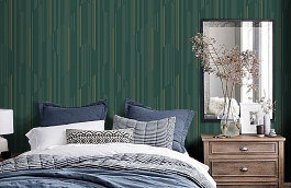 Обои Z34921 фото в интерьере спальни превью