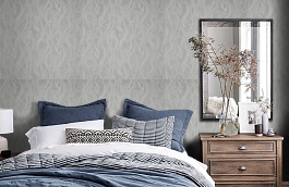 Обои R28002 фото в интерьере спальни превью