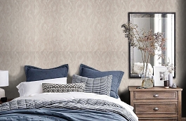 Обои R28004 фото в интерьере спальни превью