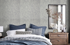 Обои R28007 фото в интерьере спальни превью