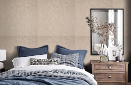 Обои R28008 фото в интерьере спальни превью