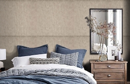 Обои R28040 фото в интерьере спальни превью