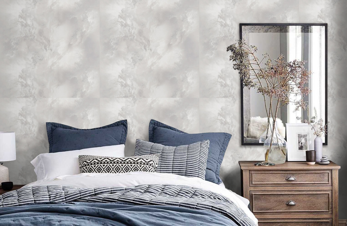 Обои 287167 фото в интерьере спальни