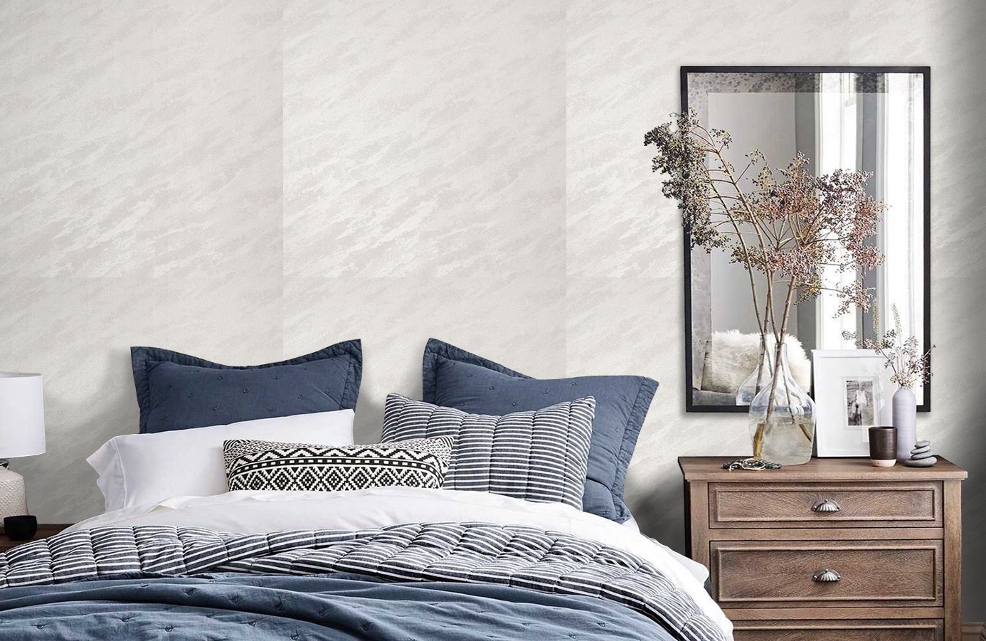 Обои 287366 фото в интерьере спальни