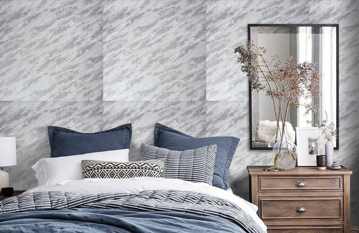 Обои 287368 фото в интерьере спальни