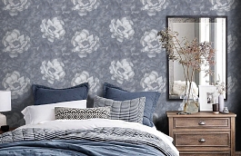 Обои PL72255-41 фото в интерьере спальни превью