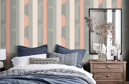 Обои TC72250-75 фото в интерьере спальни превью