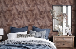 Обои HC72259-48 фото в интерьере спальни превью