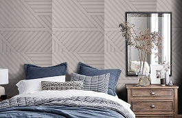 Обои 54432-3 фото в интерьере спальни превью