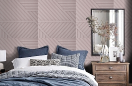 Обои 54432-5 фото в интерьере спальни превью