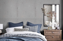 Обои 54435-2 фото в интерьере спальни превью