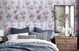 Обои ER71701 фото в интерьере спальни превью