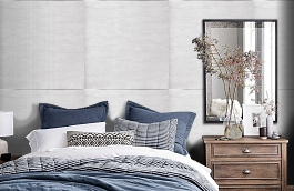 Обои 2406-1 фото в интерьере спальни превью