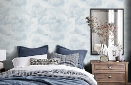 Обои 39990-2 фото в интерьере спальни превью