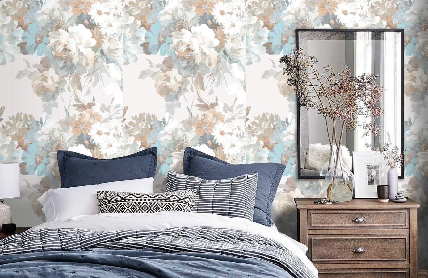 Обои 287116 фото в интерьере спальни