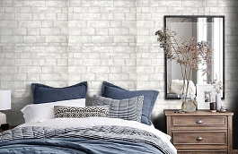 Обои VV72202-41 фото в интерьере спальни превью