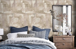 Обои WG5028 фото в интерьере спальни превью