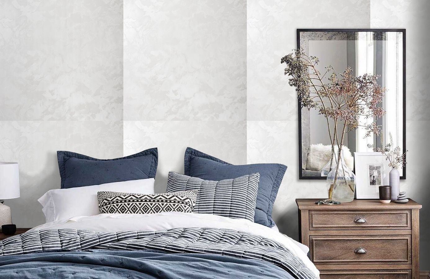 Обои 588201 фото в интерьере спальни