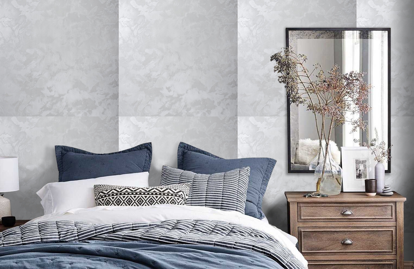 Обои 588207 фото в интерьере спальни