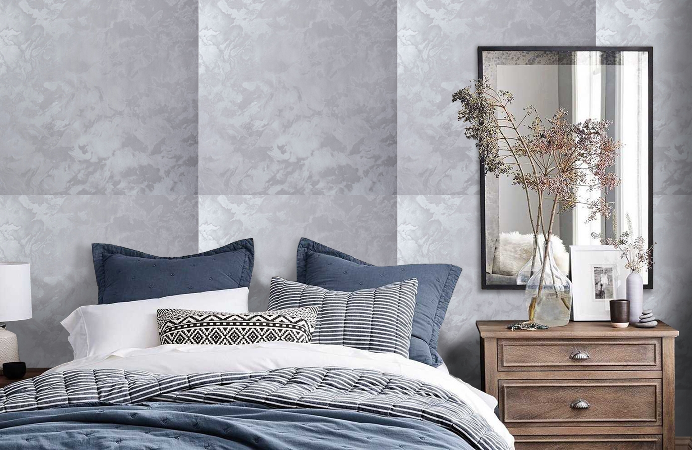 Обои 588209 фото в интерьере спальни