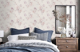 Обои R25515 фото в интерьере спальни превью