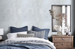Обои HK47112 фото в интерьере спальни превью