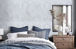 Обои HK62228 фото в интерьере спальни превью