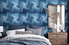 Обои 11197-03 фото в интерьере спальни превью