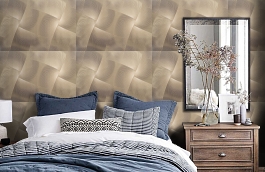 Обои 11197-04 фото в интерьере спальни превью