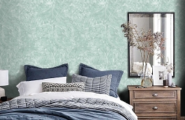 Обои HC6652 фото в интерьере спальни превью