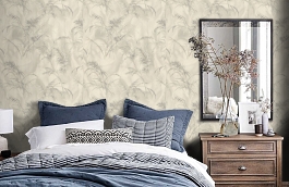 Обои 7286-10 фото в интерьере спальни превью