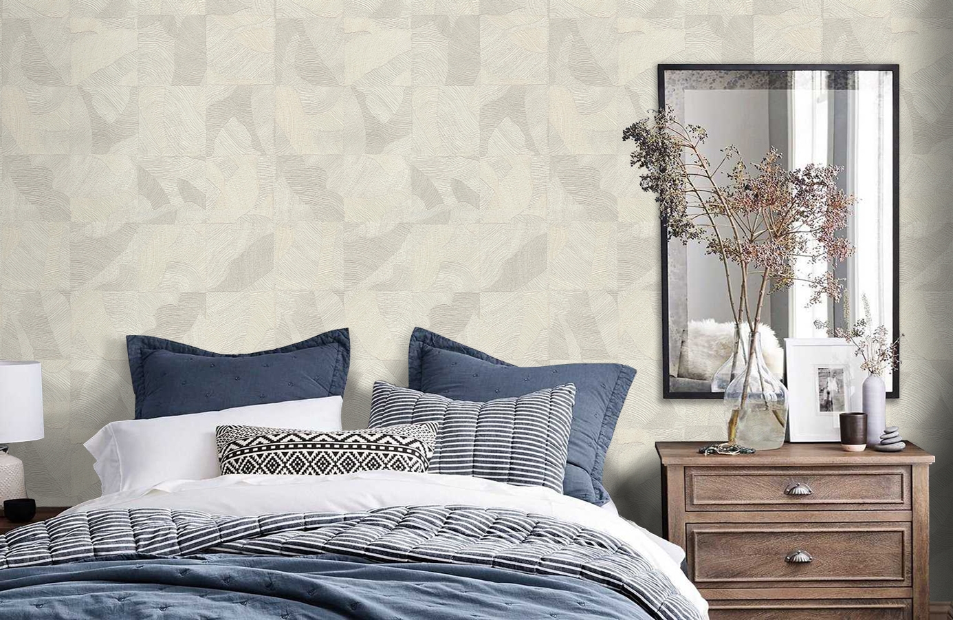 Обои 21064 фото в интерьере спальни