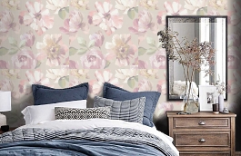 Обои UI 3105 фото в интерьере спальни превью