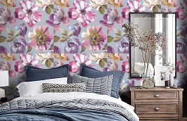 Обои UI 3107 фото в интерьере спальни превью