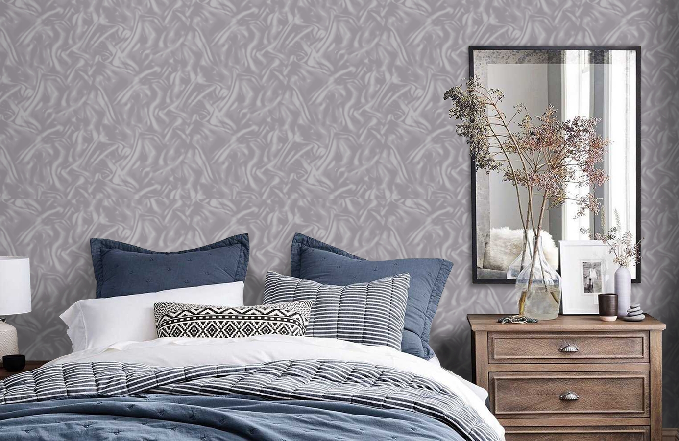 Обои 589307 фото в интерьере спальни