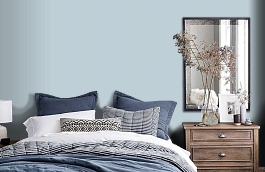 Обои R129005 фото в интерьере спальни превью