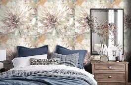 Обои R162102 фото в интерьере спальни превью
