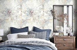 Обои R162105 фото в интерьере спальни превью