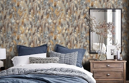Обои R171118 фото в интерьере спальни превью