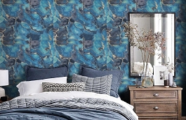 Обои E107007 фото в интерьере спальни превью