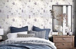 Обои E203800 фото в интерьере спальни превью