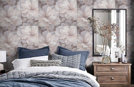 Обои SL72481-22 фото в интерьере спальни превью