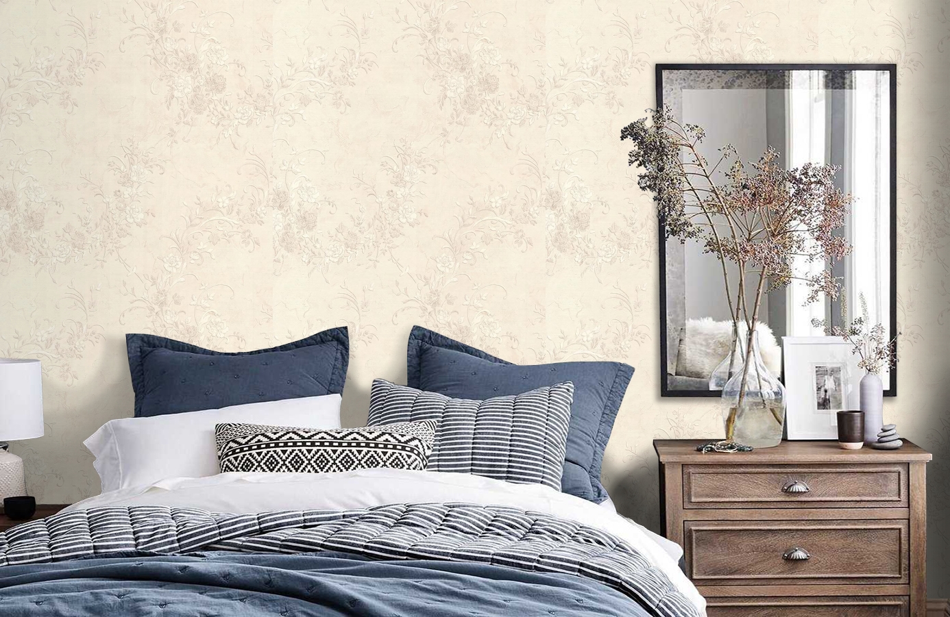 Обои 80940 фото в интерьере спальни