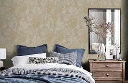 Обои M13001 фото в интерьере спальни превью