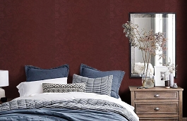 Обои 12AMF-O фото в интерьере спальни превью